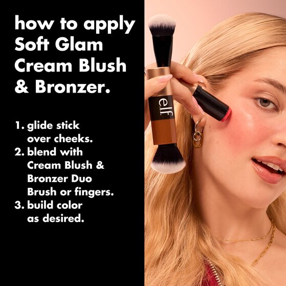 3 steps on how to apply blush and bronzer