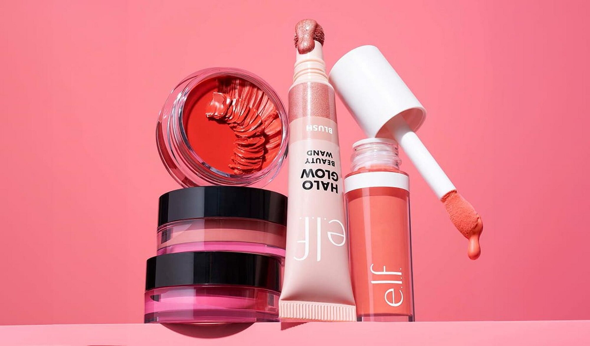 Different Concealer Shades And Model Applying Concealer