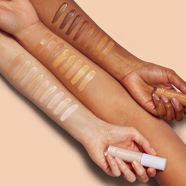 Arm Swatches of Hydrating Camo Concealer