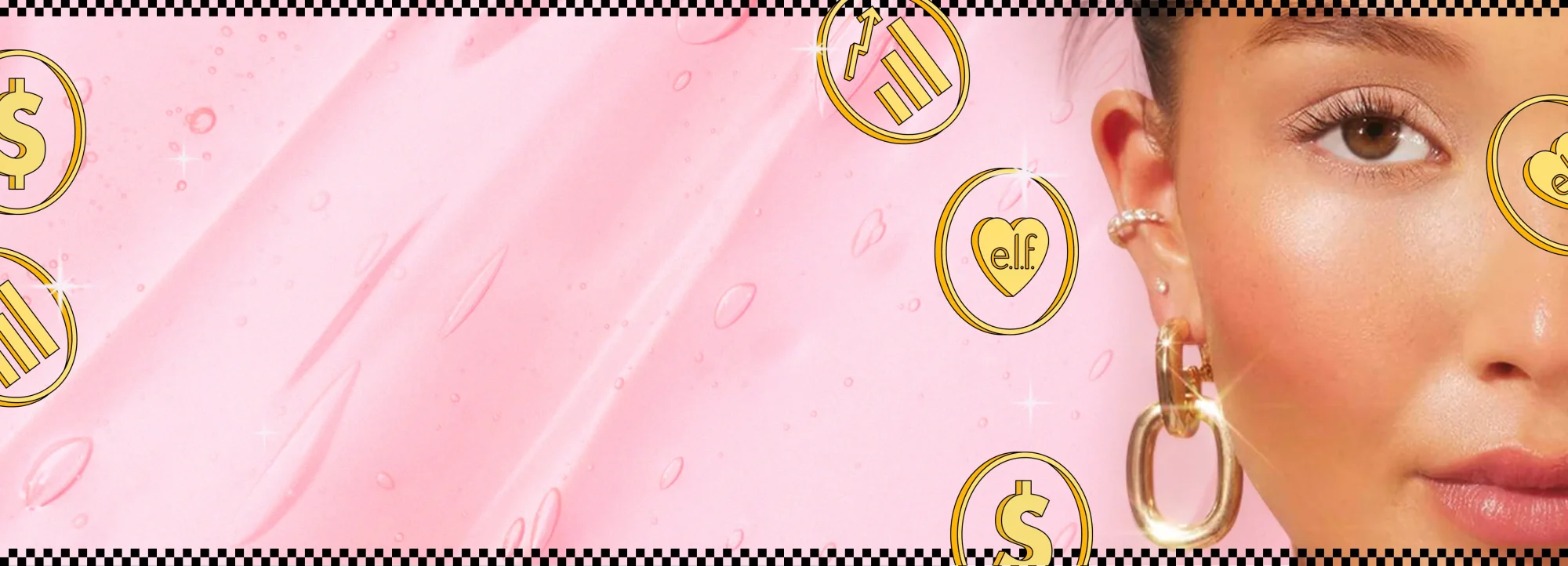 E.L.F. INVEST IN YOURSELF BANNER