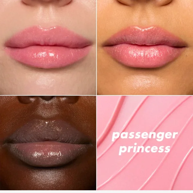 shade passenger princess applied to different lips
