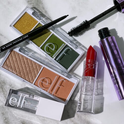 Group Shot of e.l.f Products