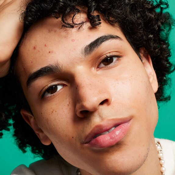 Close-up Look of Model Face