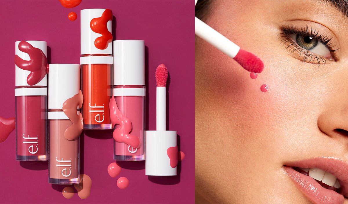 Different Concealer Shades And Model Applying Concealer