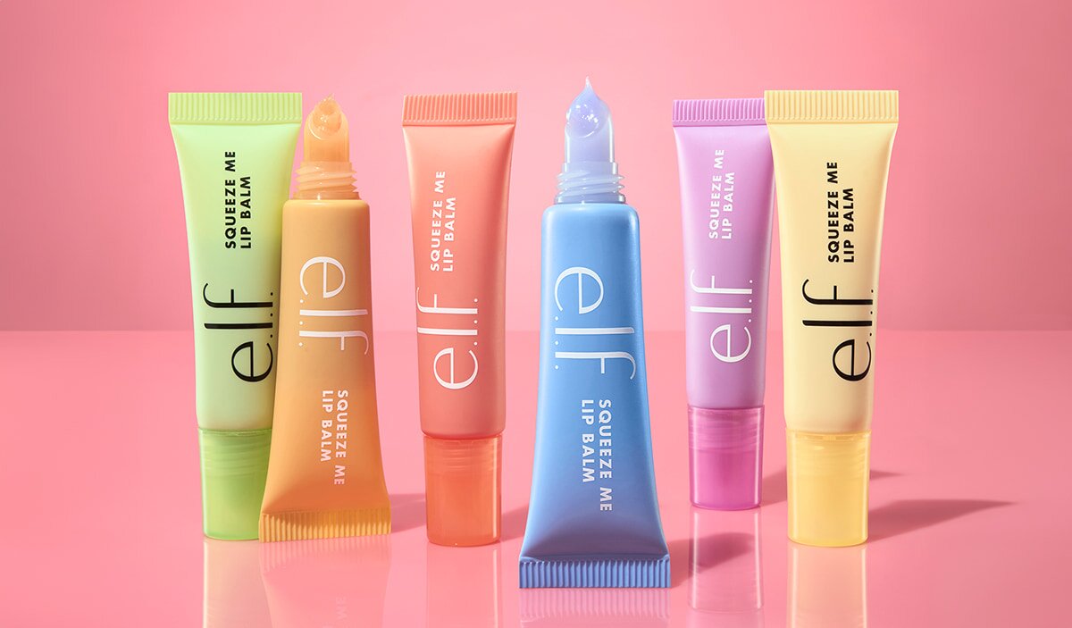 e.l.f. cosmetics squeeze me lip balm flavors