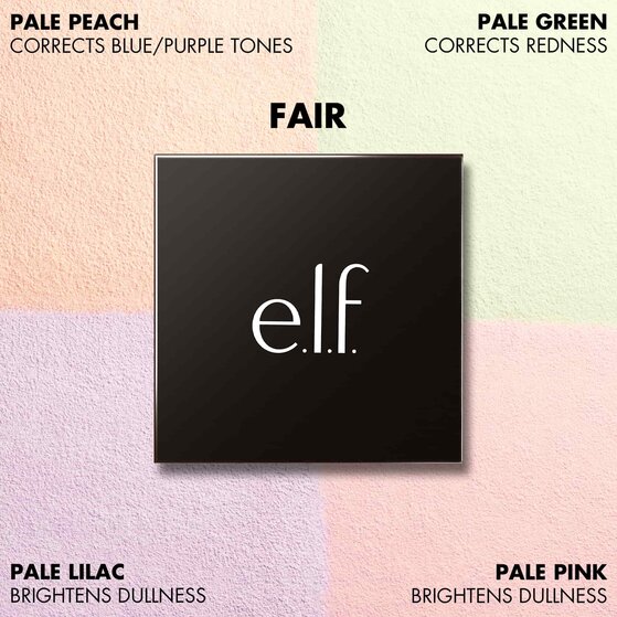 loose face powder quad for fair skin tones