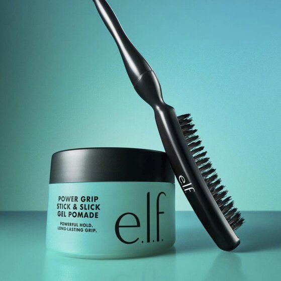 Power Grip Stick And Slick Gel Pomade With Boar Bristle Brush