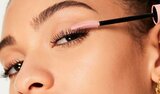 Model Before And After Applying Green Color Corrector Makeup