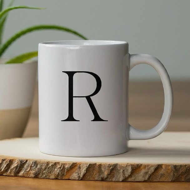 monogram mug