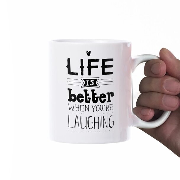 mug with quotes design