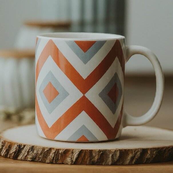 geometric mug