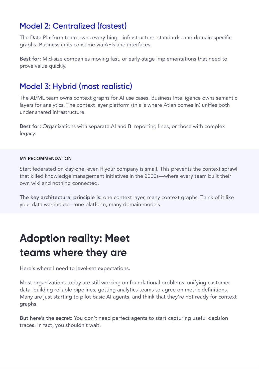 Meeting teams where they are