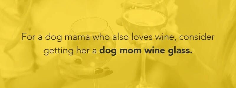 dog mom wine glass