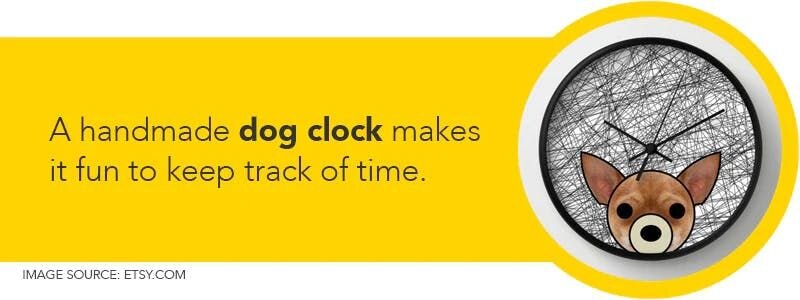 dog clock