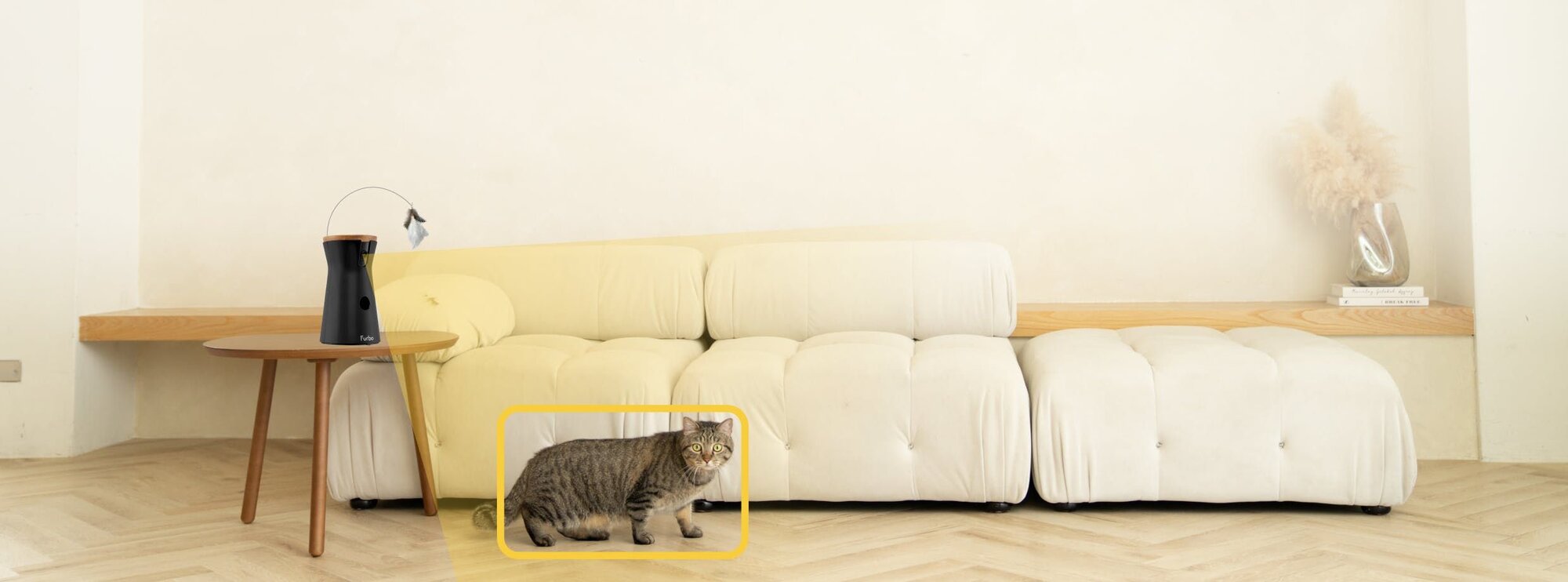 The interactive Feather Wand Toy and Treat tossing provides all-day entertainment and enrichment by stimulating cats' natural hunting instincts. It...