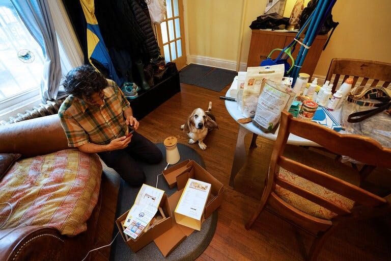 People and dog image