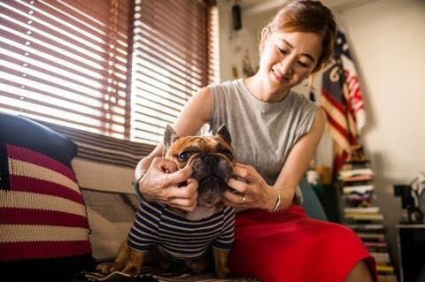 ママさん「みんな最初怖がりますね。やっぱり大きいから吠えるんでしょう？とか。でも全然違うんです。」