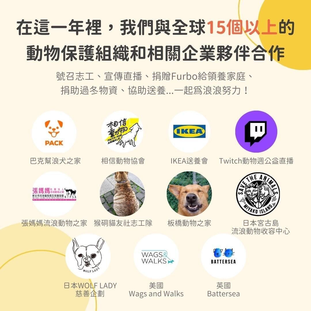 Furbo快樂公益合作夥伴