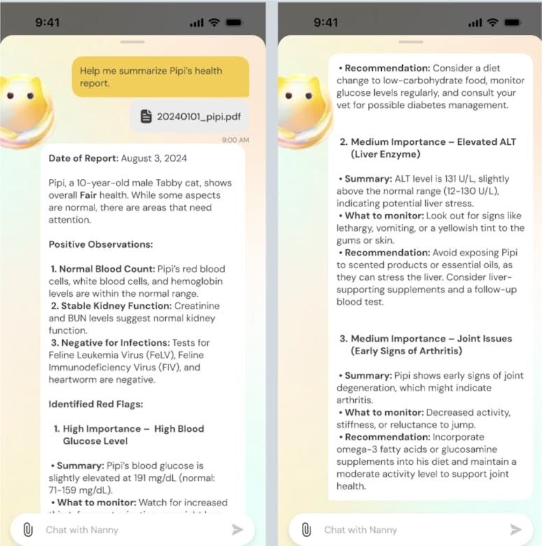 AI Vet Report Translator now lets you translate veterinary language into easy-to-understand pet parent talk. Simply upload your vet report for an i...