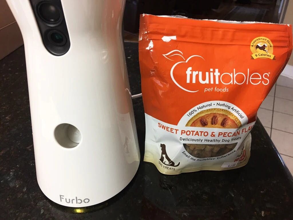 Setting up the Furbo treat dispenser