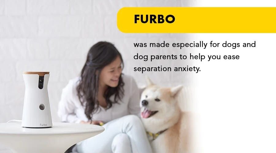 Furbo was made especially for dogs and dog parents to help you ease separation anxiety