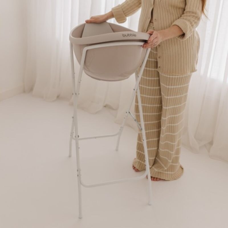 Baby bath with bathstand