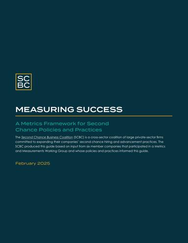SCBC Metrics Framework