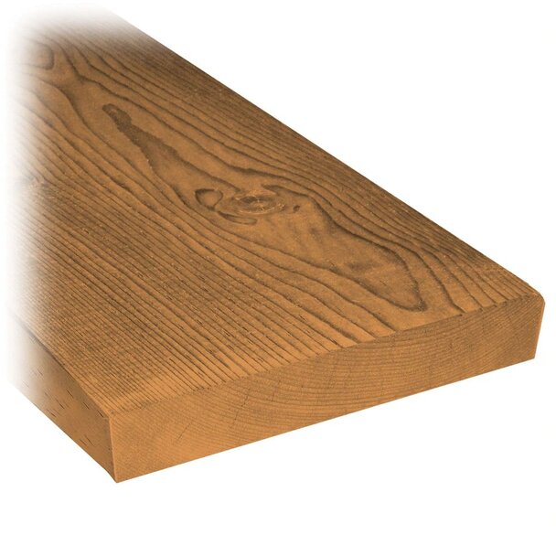﻿Brown pressure treated wood