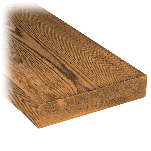﻿Brown pressure treated wood