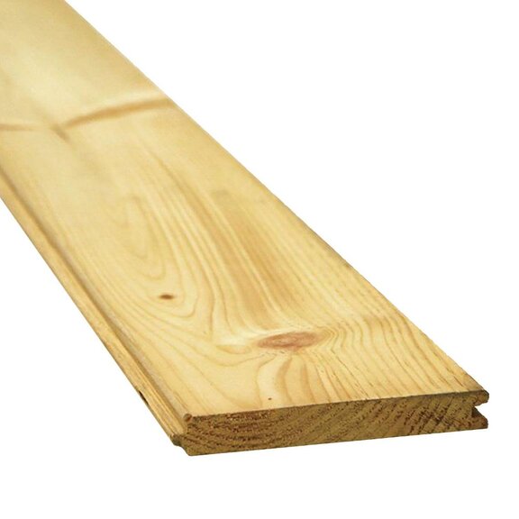 Spruce board tongue and groove lumber