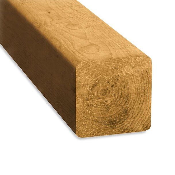 ﻿Brown pressure treated wood