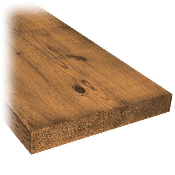 ﻿Brown pressure treated wood
