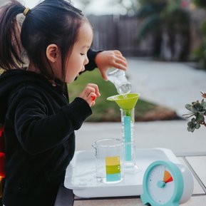 Child playing with Lovevery toys