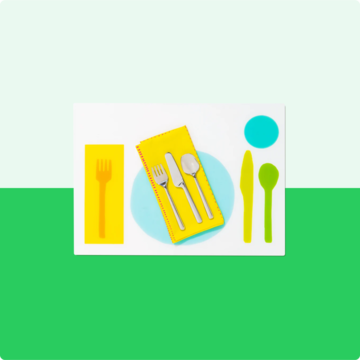 Montessori Placemat & Utensils