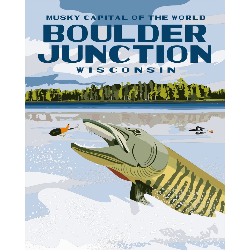 Boulder Junction Musky Capital - 20x16