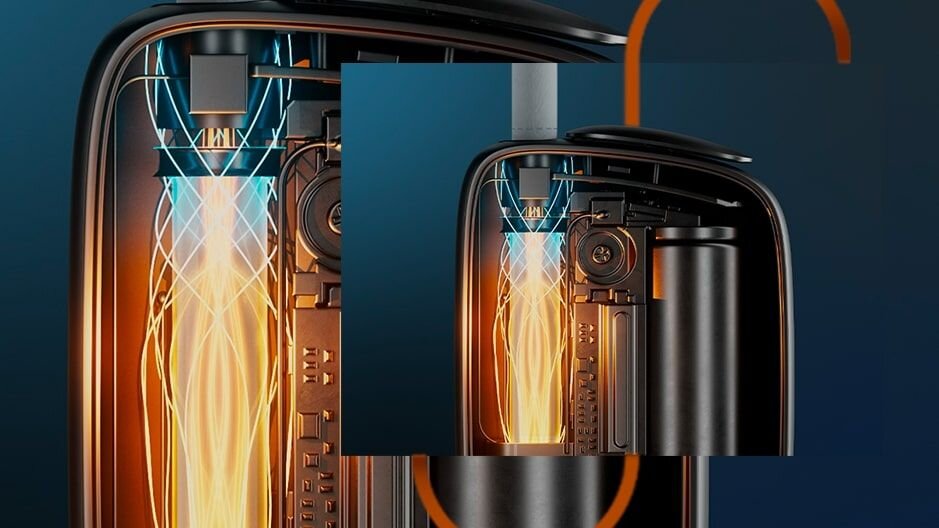 Obrázok technológie HeatFlow v Ploom X Advanced