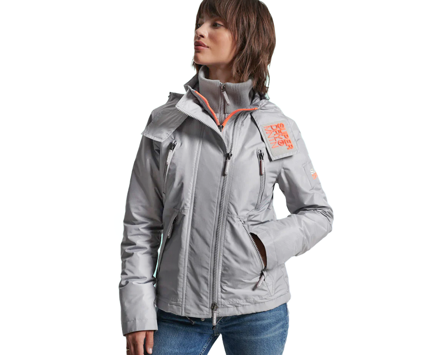 Superdry Mountain Windcheater in Dove Grey