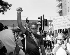 Strike documentary photographer Tommy Sussex
