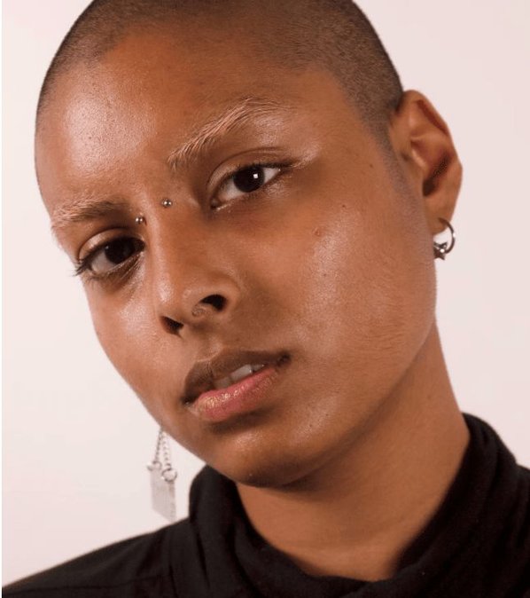 non binary model Zia Knives Zohra
