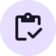 Clipboard with checkmark icon