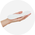 Image of a pink Poise incontinence pads package.