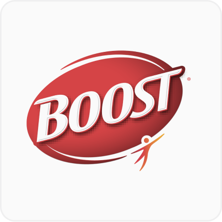 Brand logo for Boost.