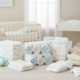 A photo of baby diapers.