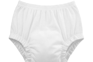 White adult diaper