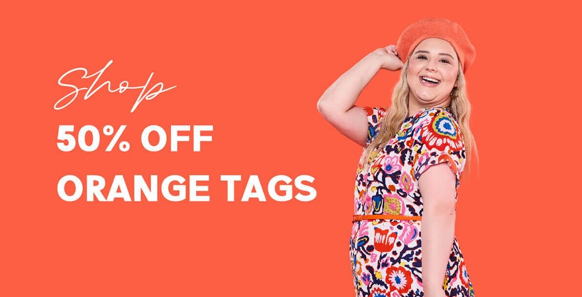 50% OFF ORANGE TAGS