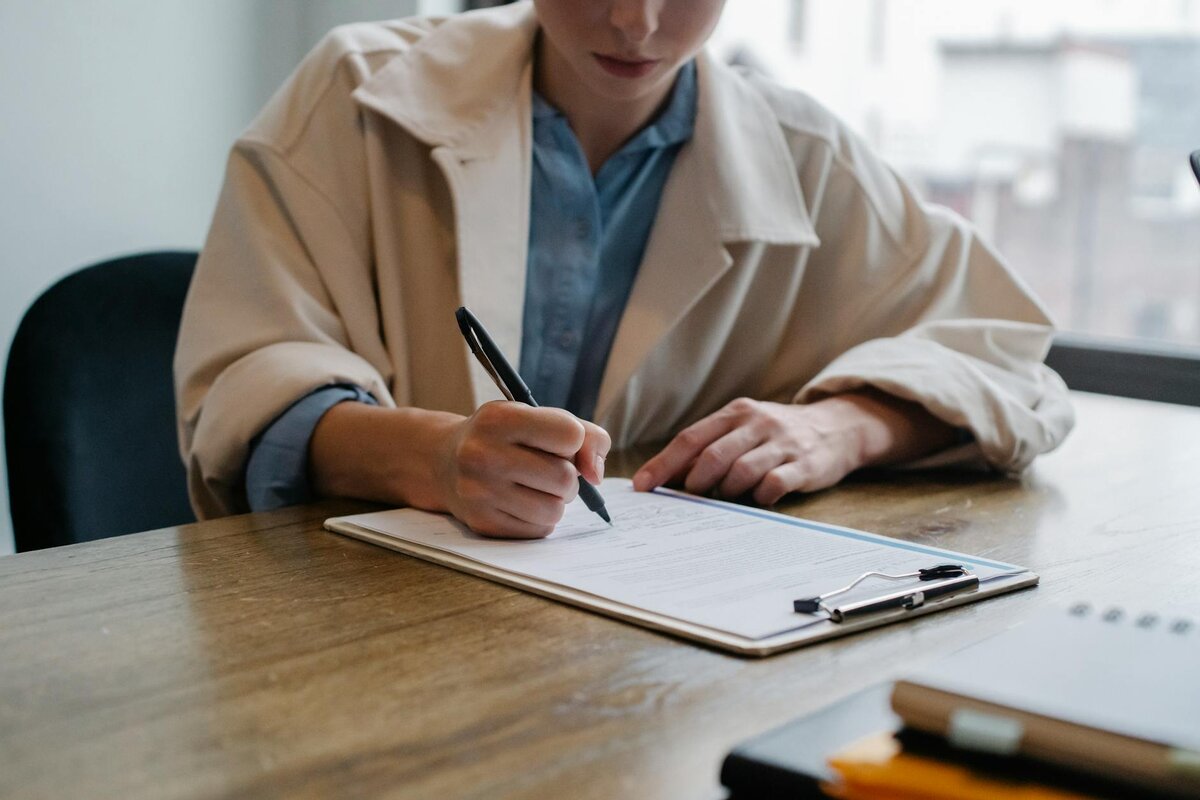 woman applying for personal loan