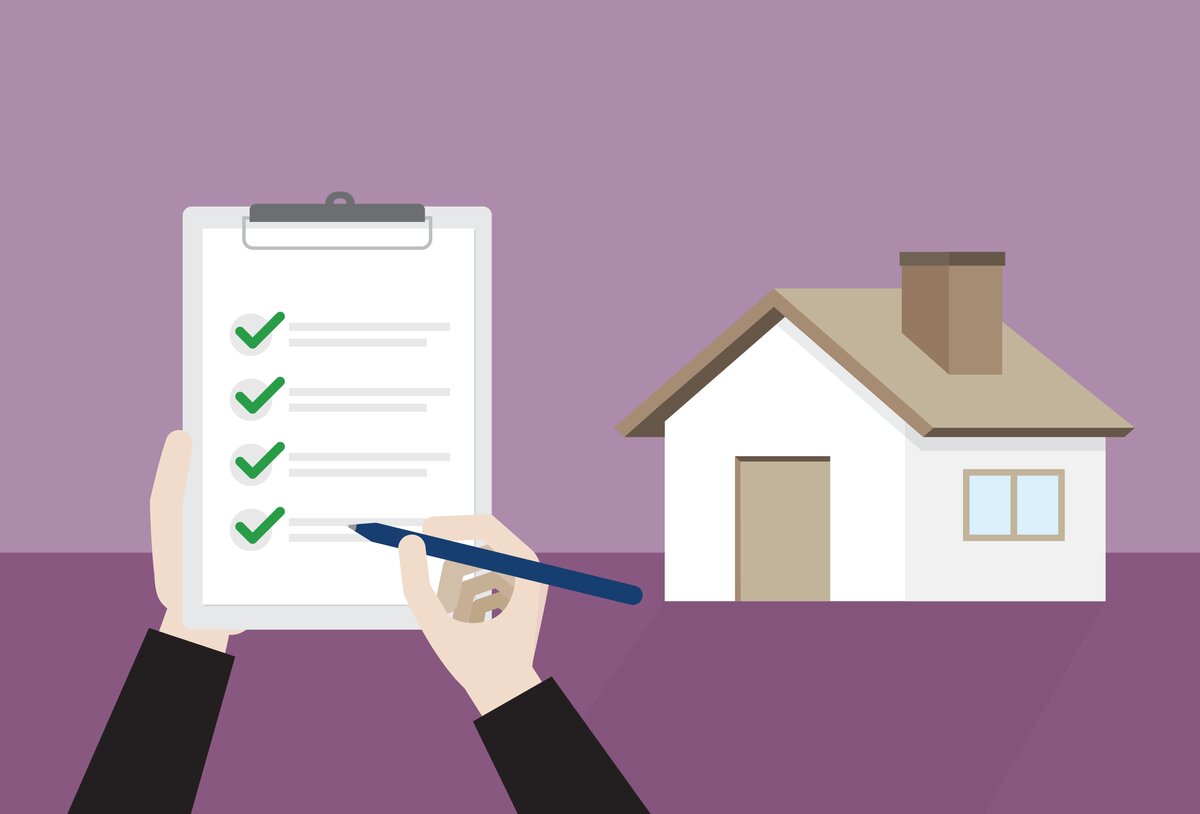 illustration of home insurance question checklist