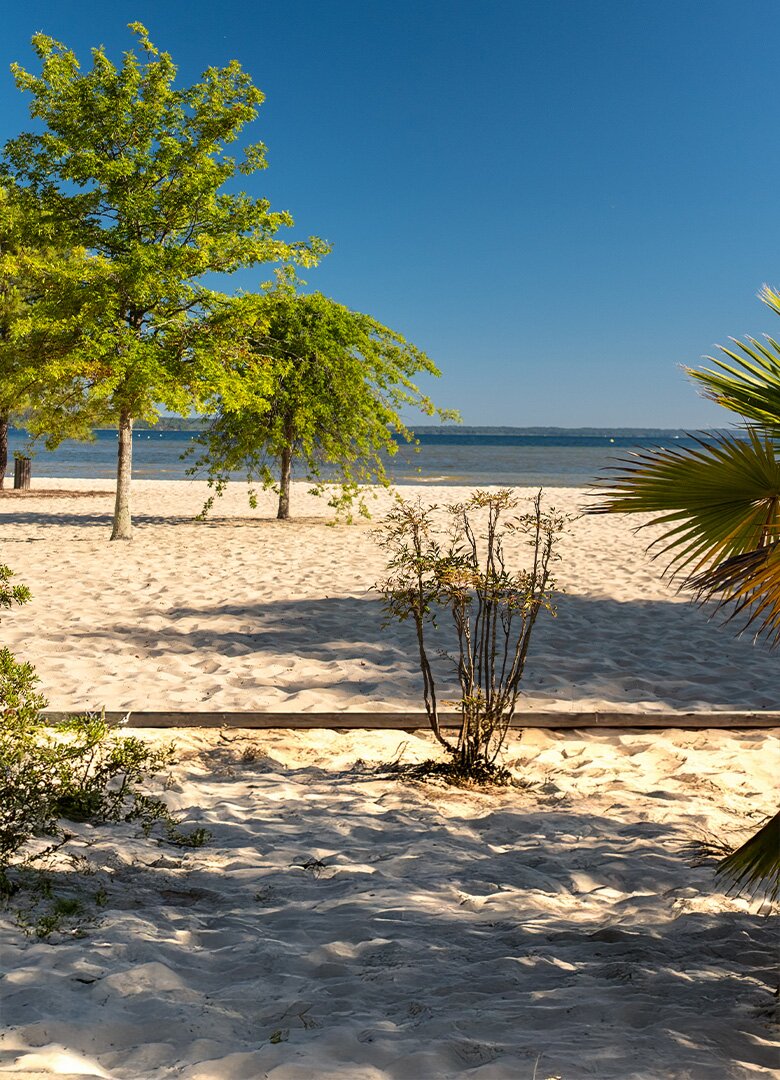 Découvrez la belle plage de Navarrosse, tout près du port de Navarrosse à Biscarrosse !