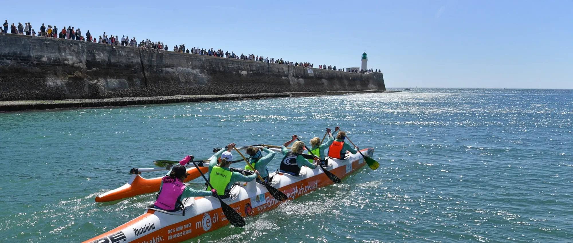 Vendée Va’a : la course de pirogues aux Sables d’Olonne