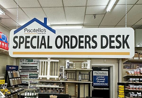 Special Orders Desk at Piscitello's Home Center